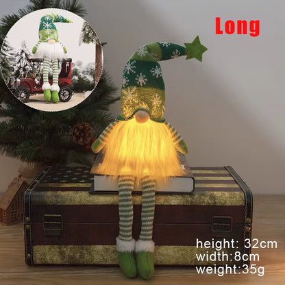 2025 Glowing Gnome Christmas Faceless Doll Merry Christmas Home Decoration Navidad Natal Gift for New Year Christmas Gifts