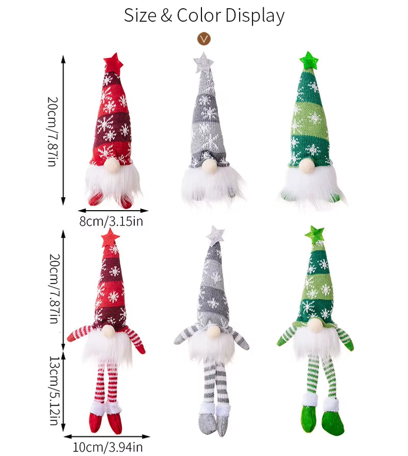 2025 Glowing Gnome Christmas Faceless Doll Merry Christmas Home Decoration Navidad Natal Gift for New Year Christmas Gifts